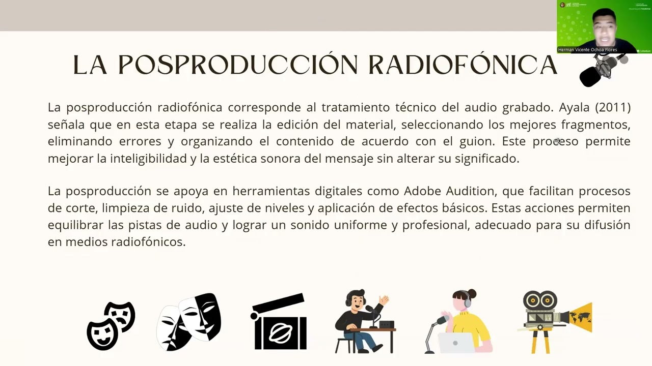 Producción y posproducción radial
