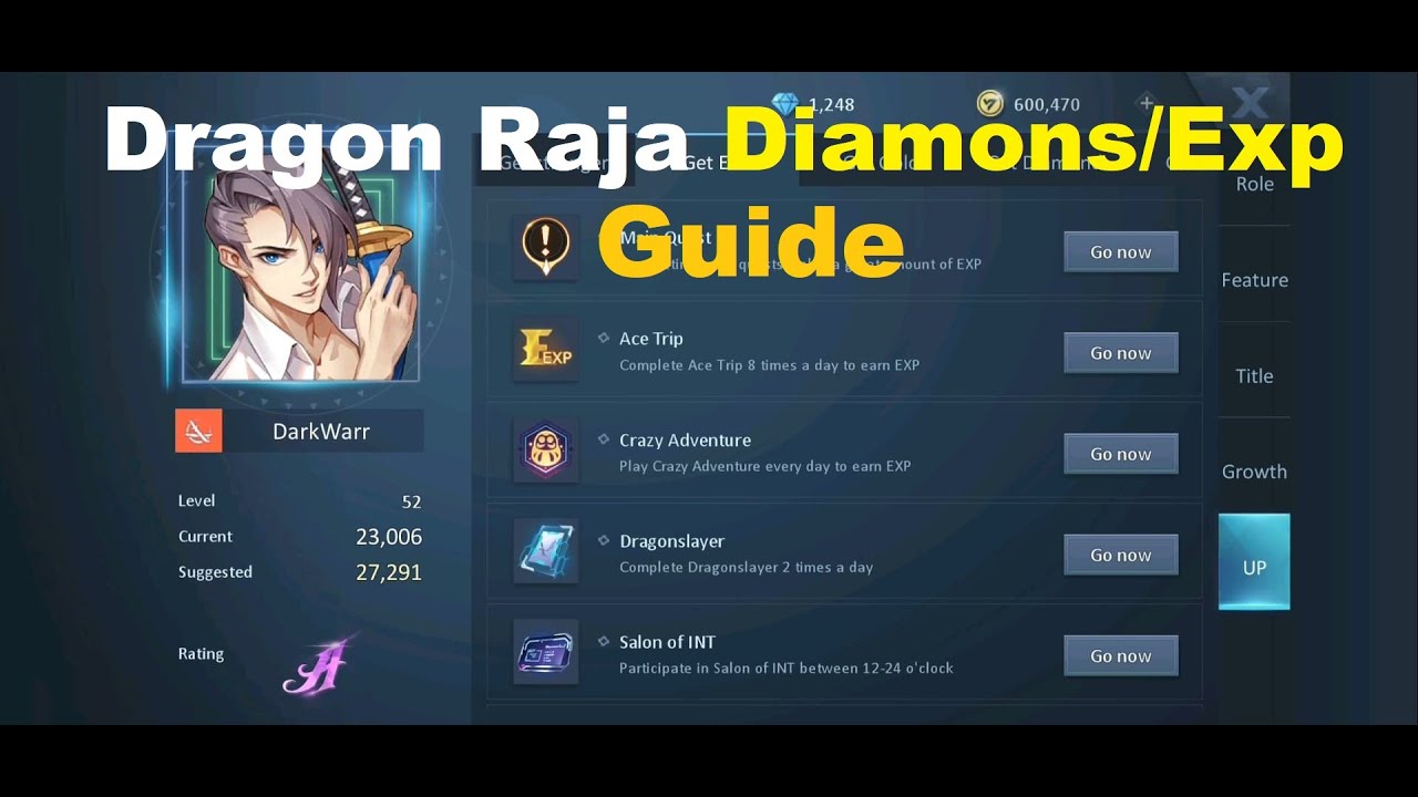 Dragon Raja How to Level Up Faster & Get More Diamonds!?