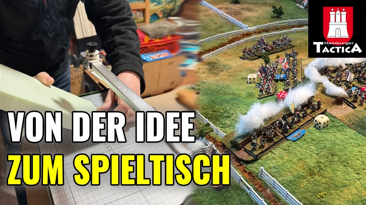 Von der Idee zum fertigen Spieltisch - Road to Tactica 2