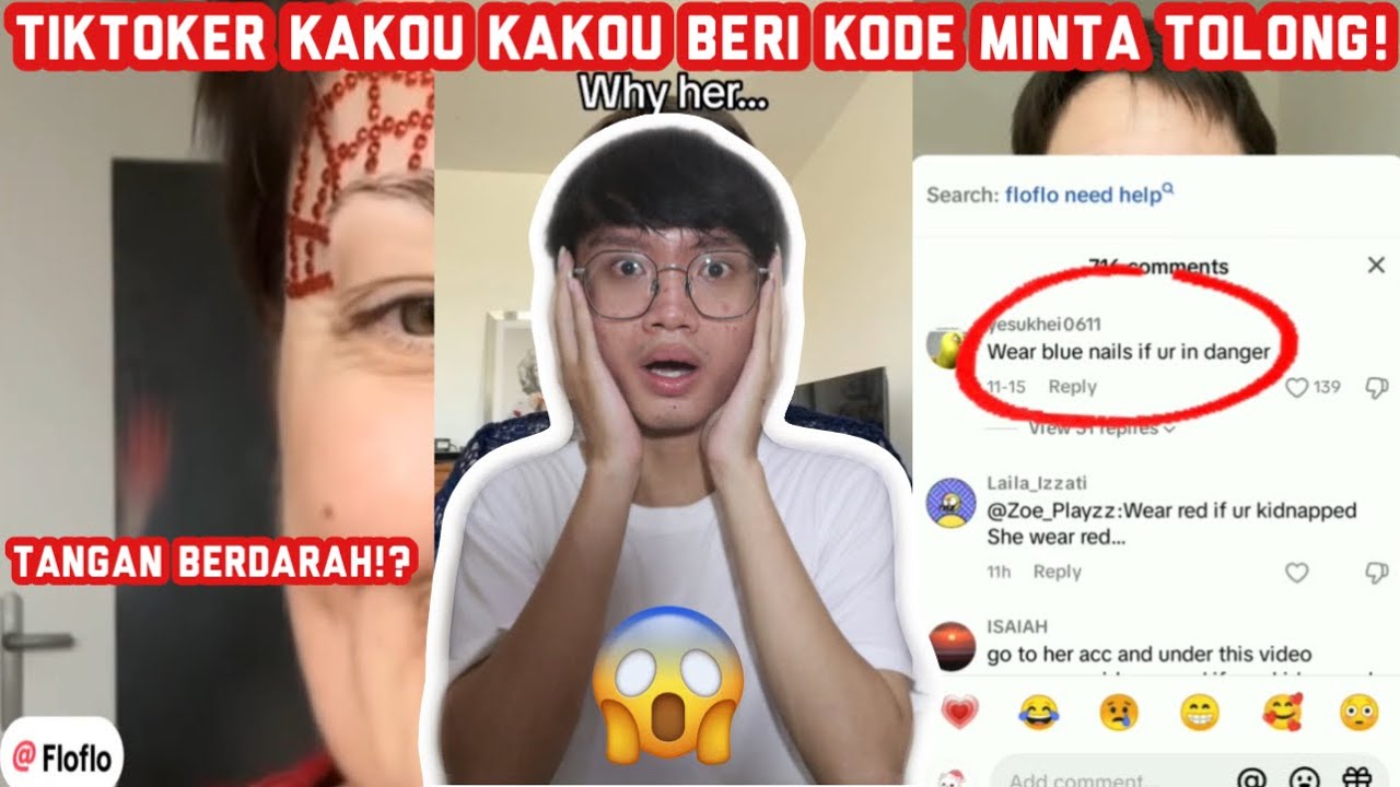 TIKTOKER KAKOU KAKOU BERI KODE MINTA TOLONG!! ADA TANGAN MISTERIUS??