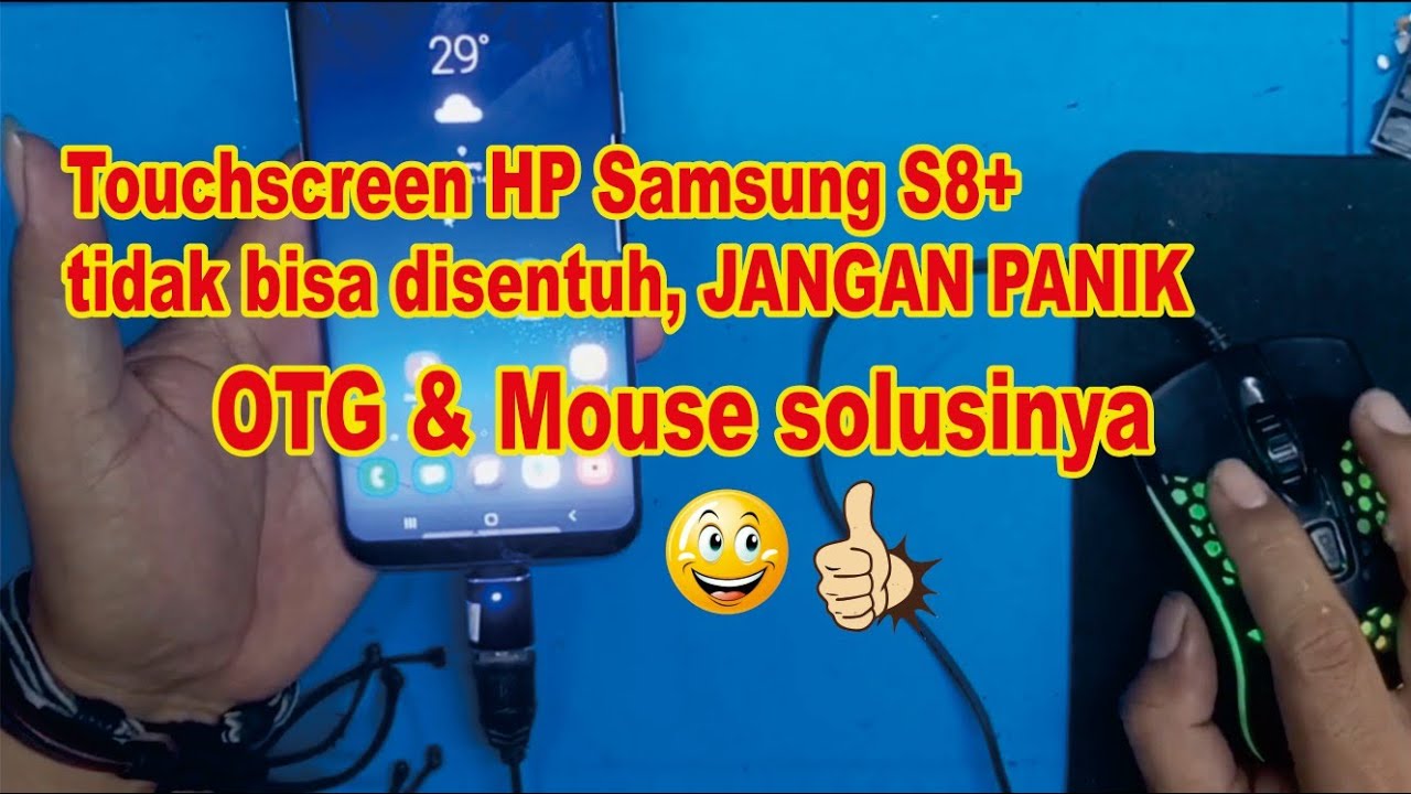 Solusi HP Samsung S8+ touchscreen problem
