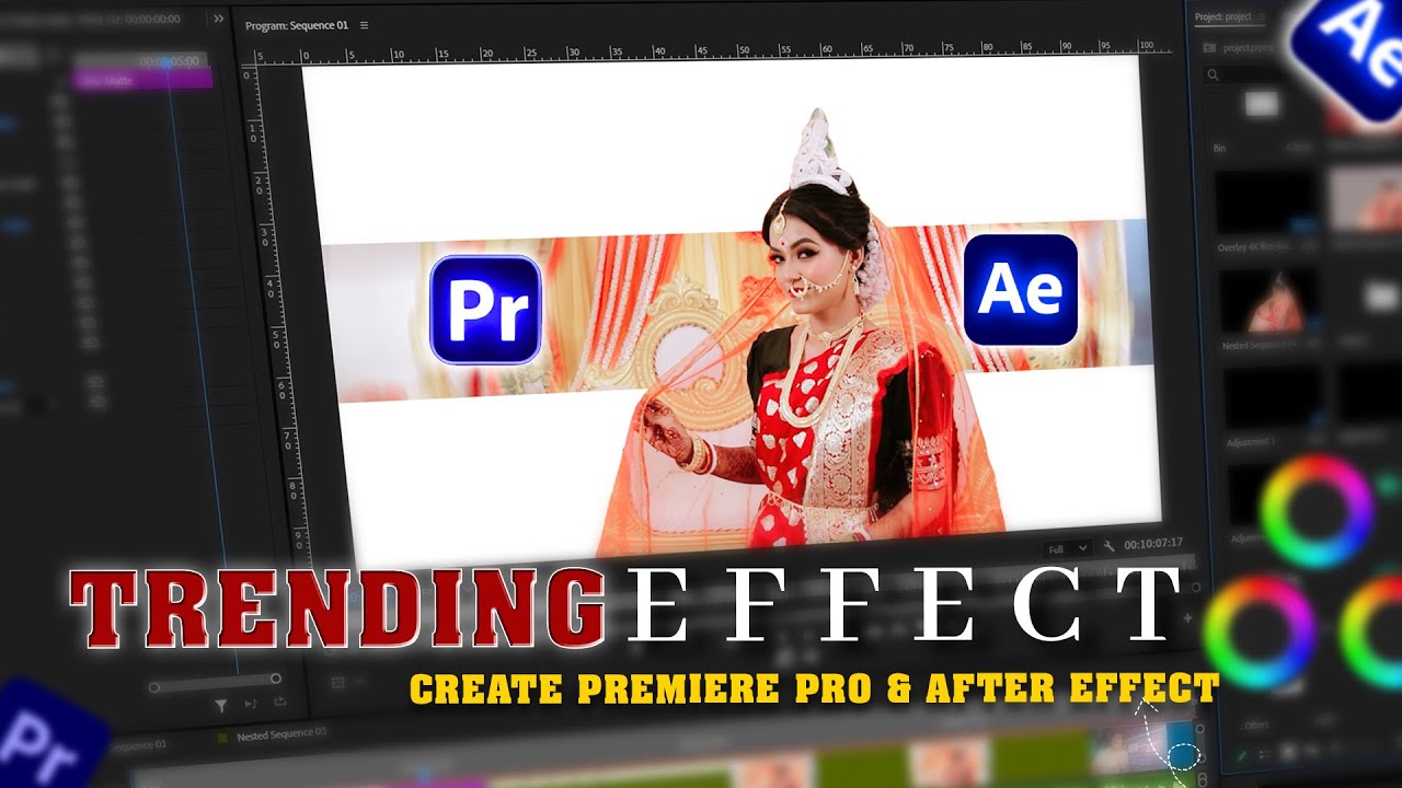 Trending Cinematic Opening Bar Effect for Wedding Trailer Editing | Premiere Pro & After Effect