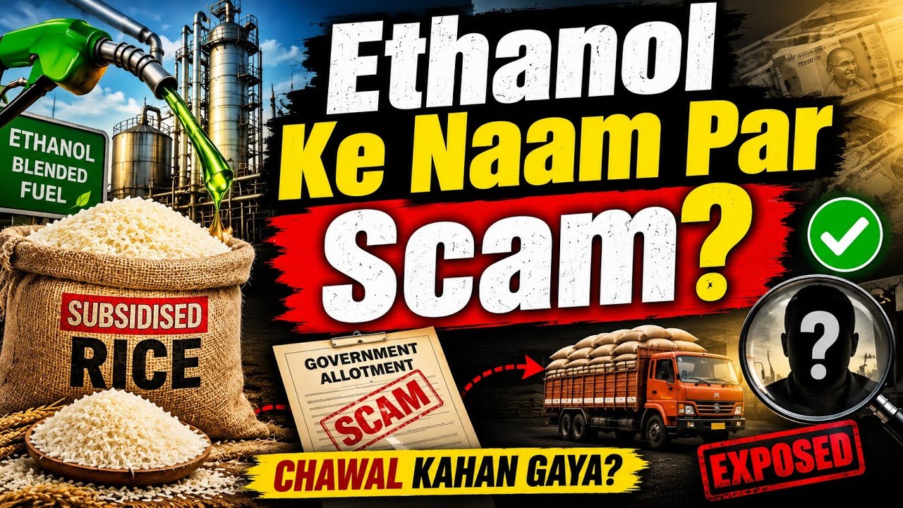 Ethanol Rice Scam? ₹ Crores Ka Alleged Diversion Explained | Ethanol Blending Full Story