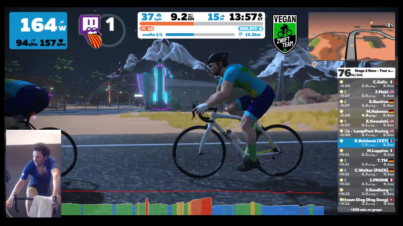 La gent del Generaci&oacute; Digital passa pel meu directe de Zwift