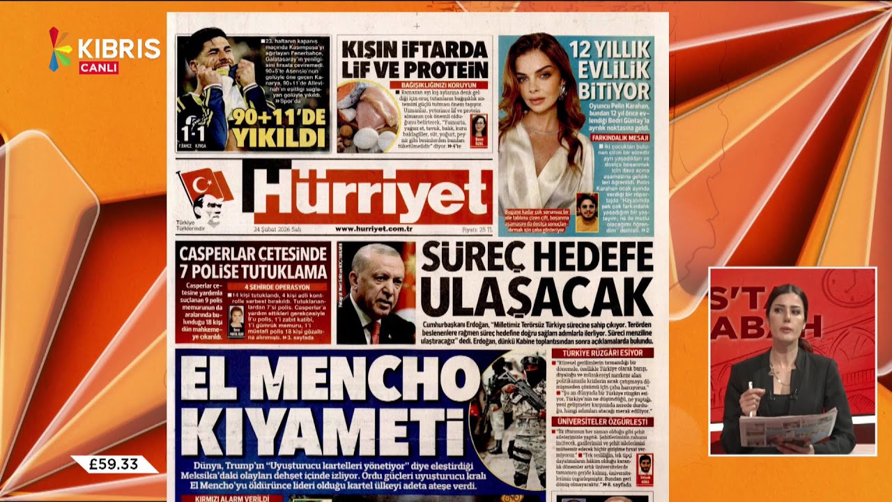 KIBRIS'TA SABAH GAZETE MANŞETLERİ