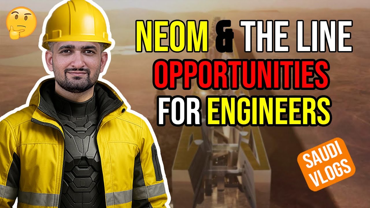 NEOM & The Line &ndash; Opportunities for Engineers | Saudi Arabia Vision 2030 | Saudi Vlogs