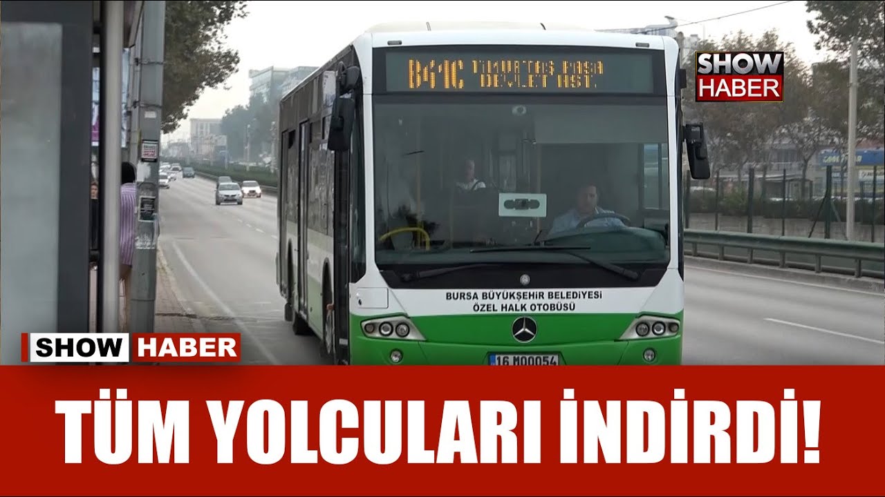 Halk otobüsü şoförü ‘Çok konuşuyorsunuz’ diyerek yolcuları indirdi, seferi iptal etti
