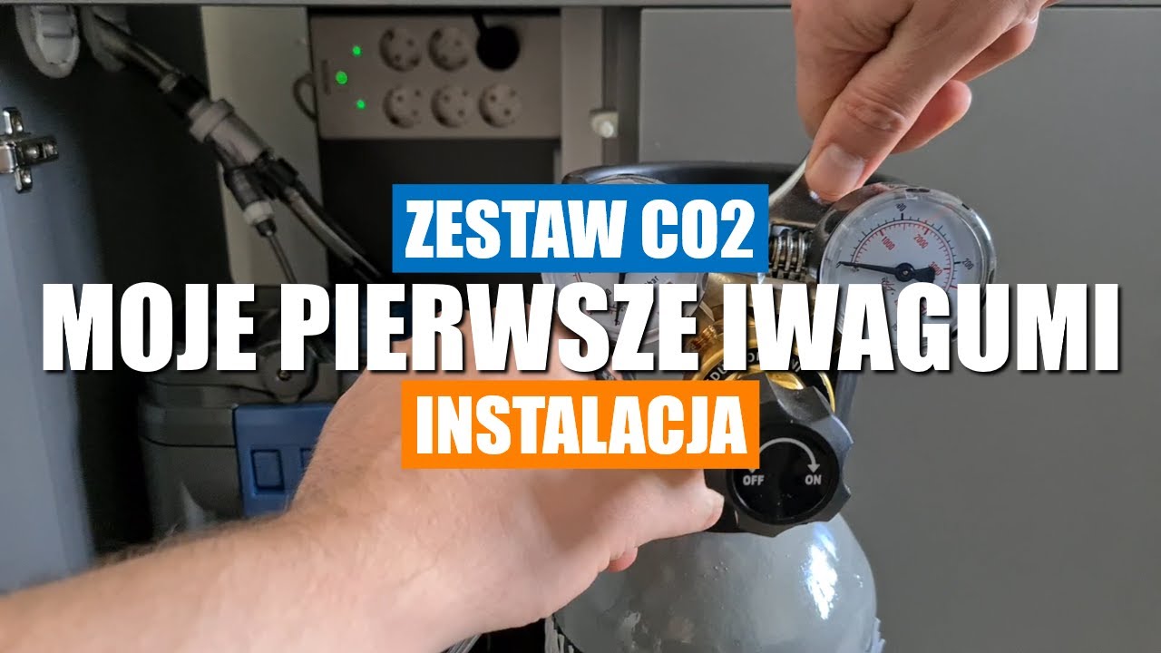 Zestaw Iwagumi Akwarium 144L - Zestaw CO2 - instalacja odc. 5