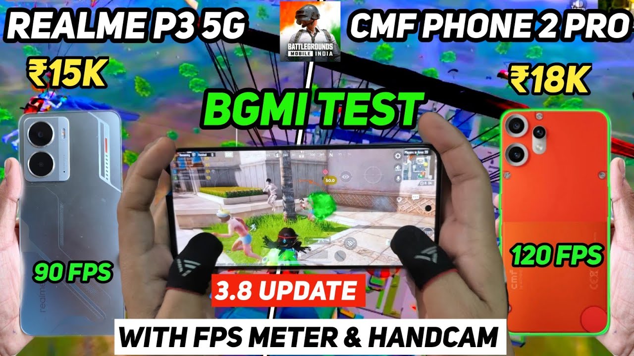 120 FPS vs 90 FPS | DON'T BUY WRONG PHONE |Realme P3 vs CMF phone 2 Pro Comparison|