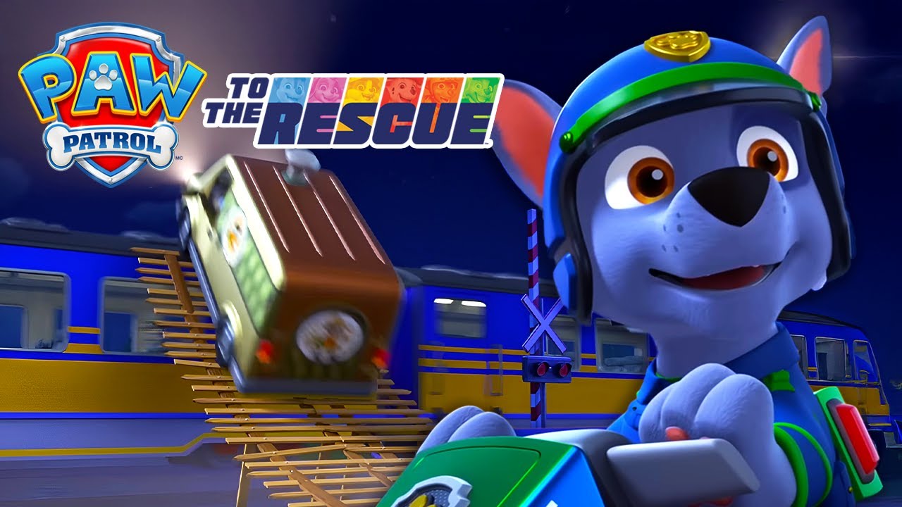 Η διάσωση του Rocky στη σιδηροδρομική διάβαση | Paw Patrol