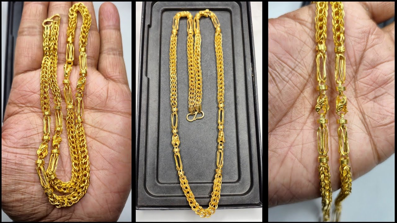 Новейшие модели массивных золотых цепей 2026 года // Новые модели золотых цепей для мужчин с указ...