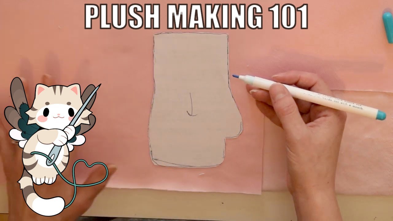 Plush Making 101: Cutting Pattern Pieces from Minky