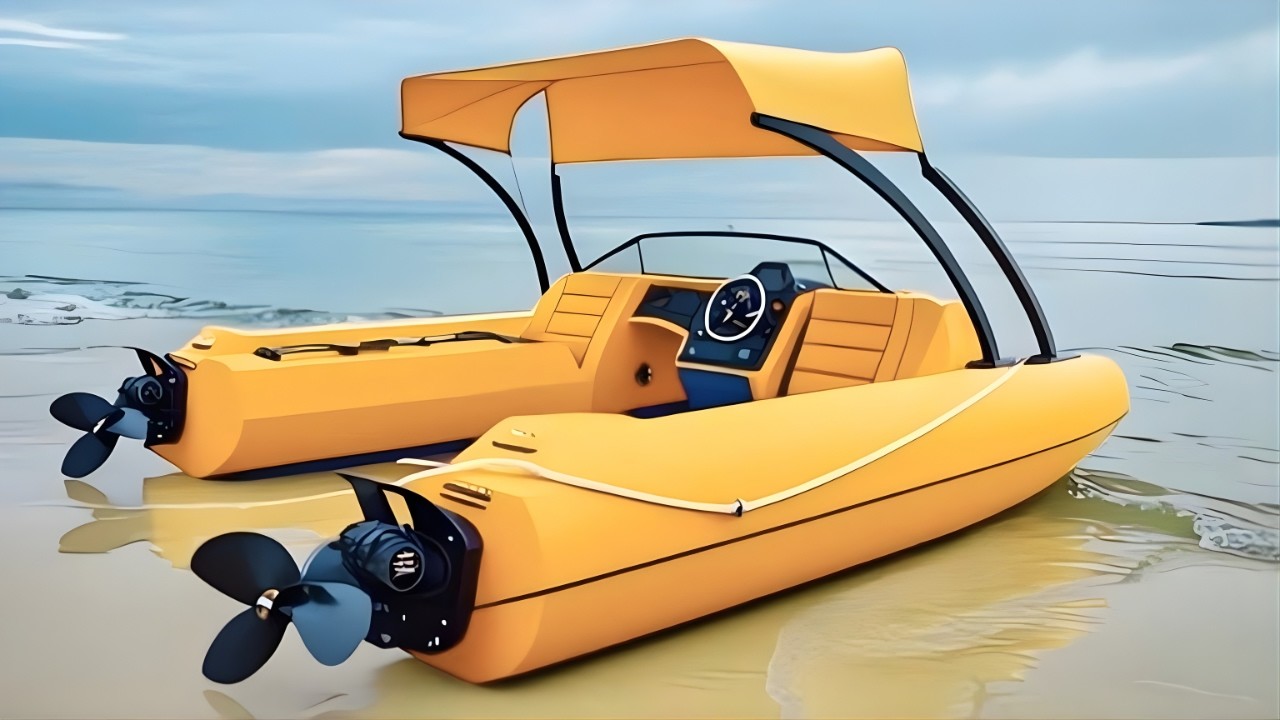 ¡Este Barco No Necesita Remolque Ni Marina! 😱 (Tecnología 2026)