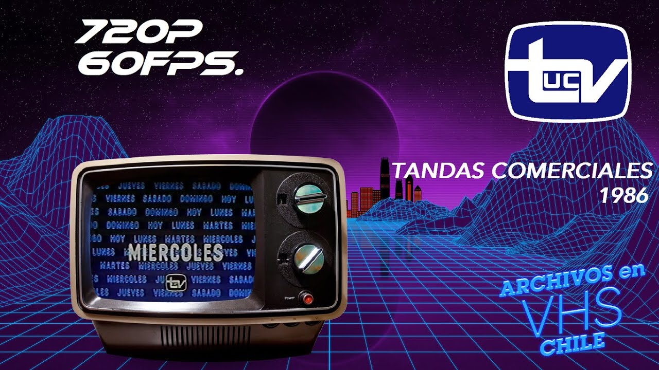 Tandas Comerciales Canal 13 UCTV - 1986