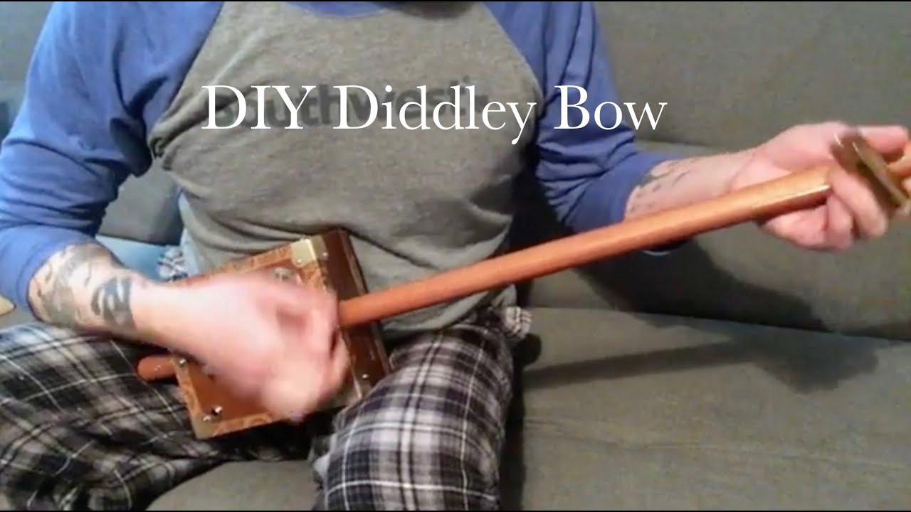 Homemade 1-string Diddley Bow (easy DIY project)