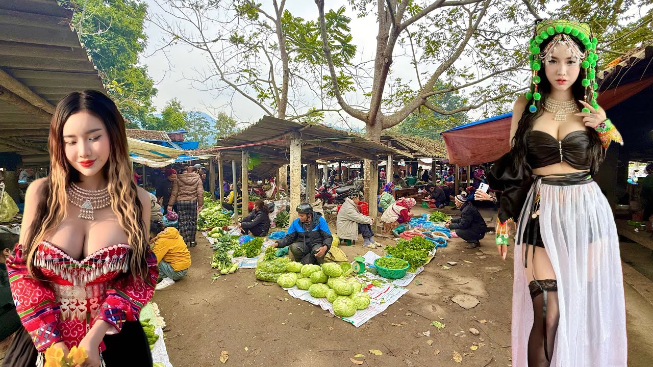 Mộc Mạc Phiên Chợ Bảo Nhai Lào Cai - Miền núi tây bắc