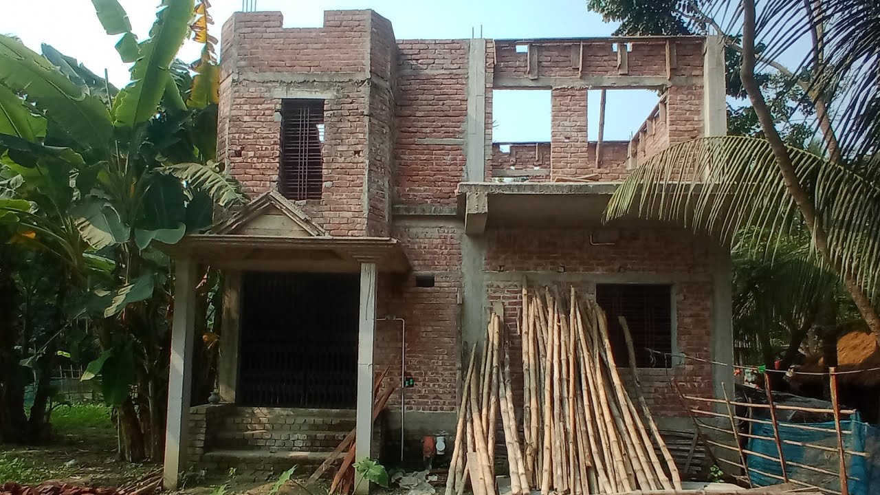 অল্প খরচে ৩রুমের একতলা বাড়ির ডিজাইন। বাড়ির ডিজাইন ও খরচ।3 bedroom house design