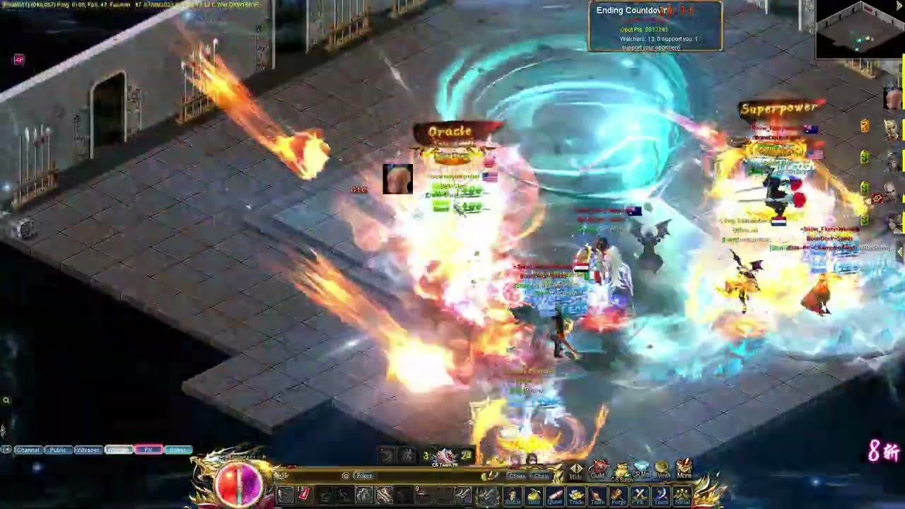 Conquer Online -CS Team PK - Dark -9/7/2023