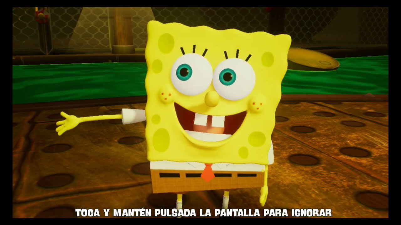 Bob esponja battle for bikini bottom matando a Patricio robot en ingles 