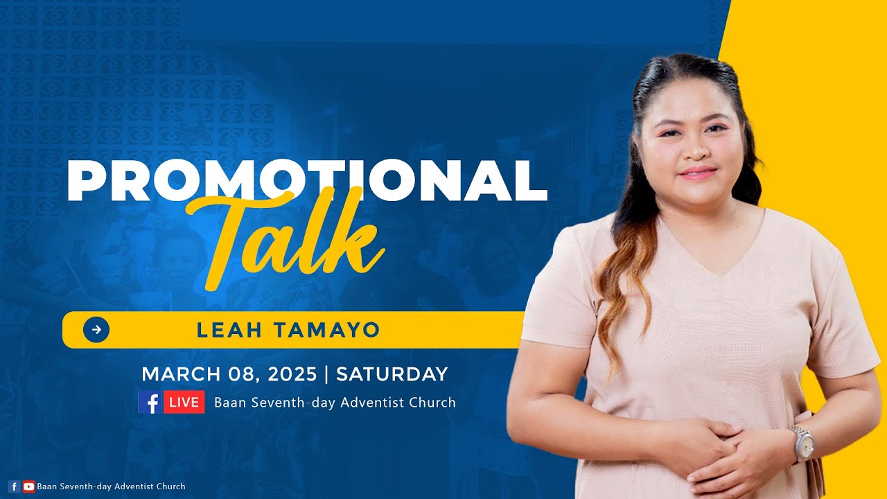 Promotional Talk | Investing in Heavenly Treasures by Leah Tamayo | March 08, 2025