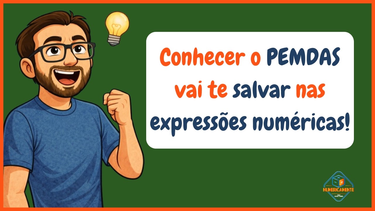 🔥 MATEMÁTICA | Expressão numérica usando o PEMDAS | Fundamentos Matemáticos