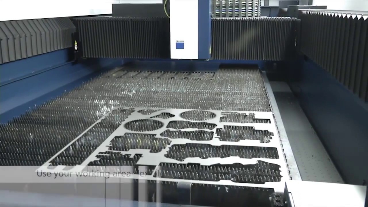 TRUMPF Laser cutting Drop and Cut - Easy post production efficient utilization of remainder sheets