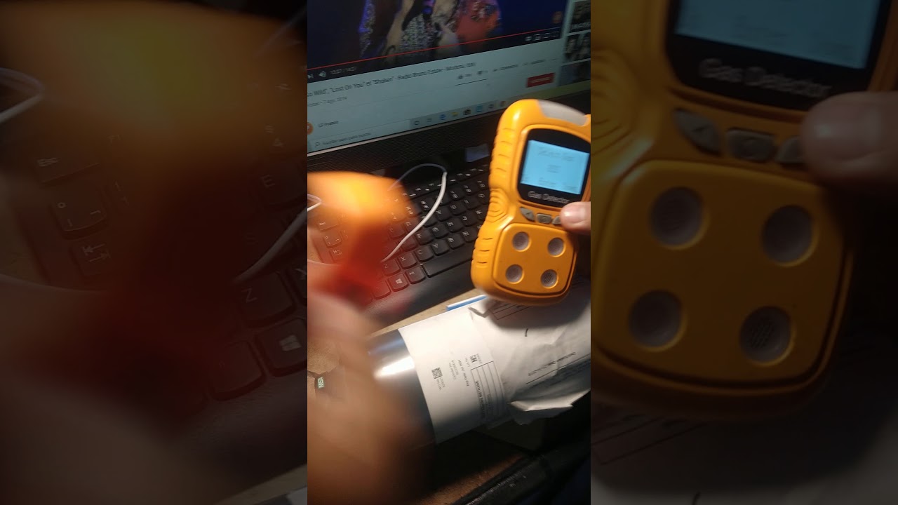 Calibración a detector XLA ALERT portátil.
