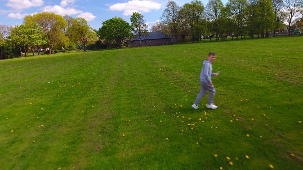 Thornaby - Chasing Pug z drone