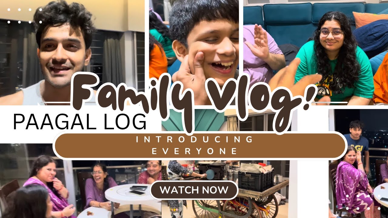 Introducing All Family Members | Dosa ki poori gaadi ghar ke andar! |Family vlog