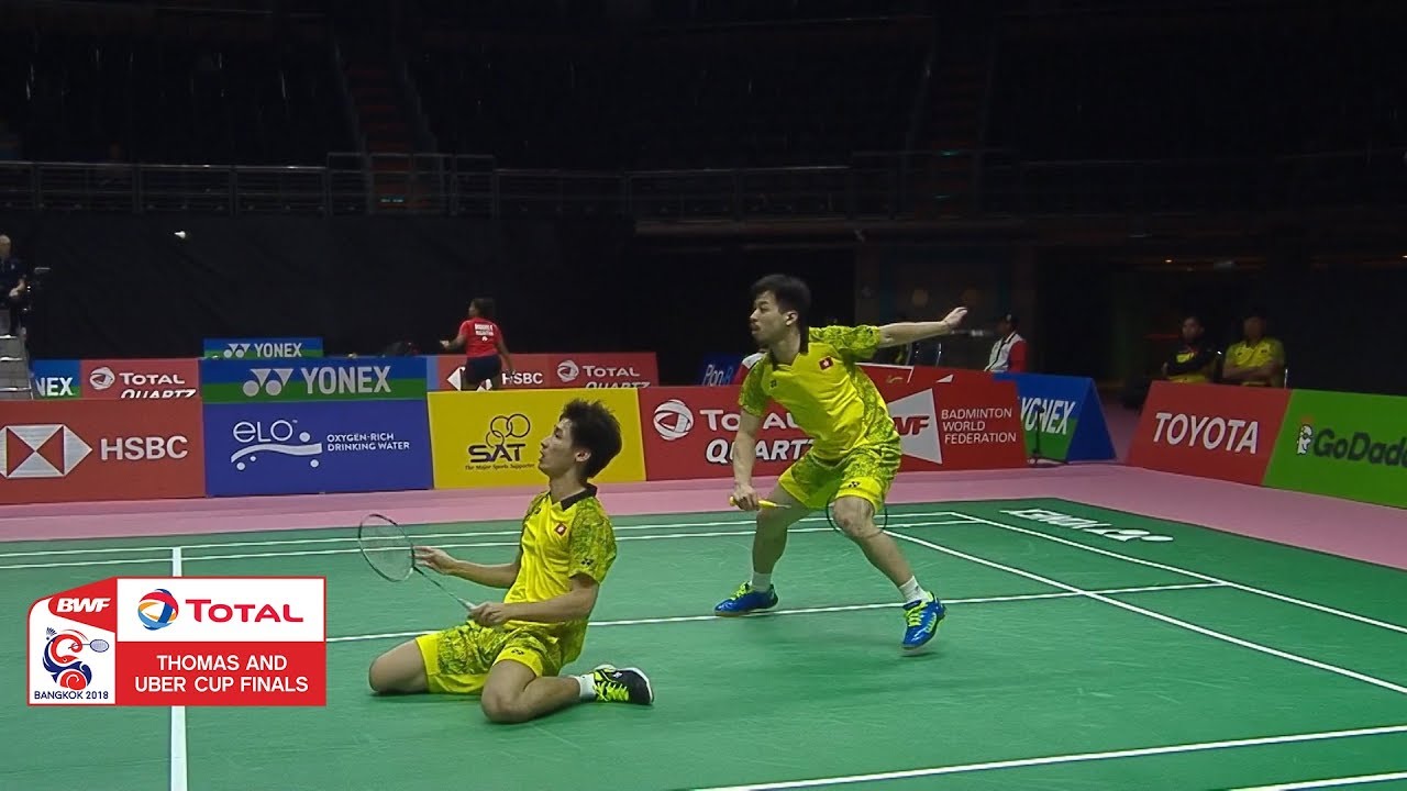 Thomas Cup | Incredible save by Or Chin Chung  | BWF 2018