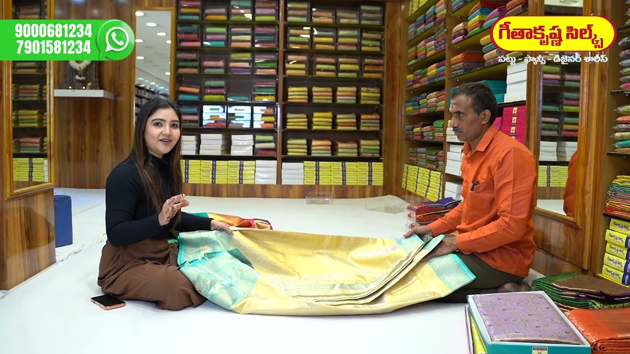 Silk Mark Certified Pelli Pattu Cheeralu | Wedding Silk Sarees for all events #gitakrishnasilks