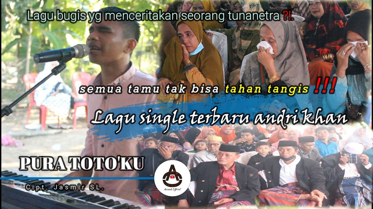 BIKIN SEMUA TAMU TERHARU !!! SINGLE TERBARU LAGU BUGIS ANDRI KHAN LIVE WITH AO PRODUCTION