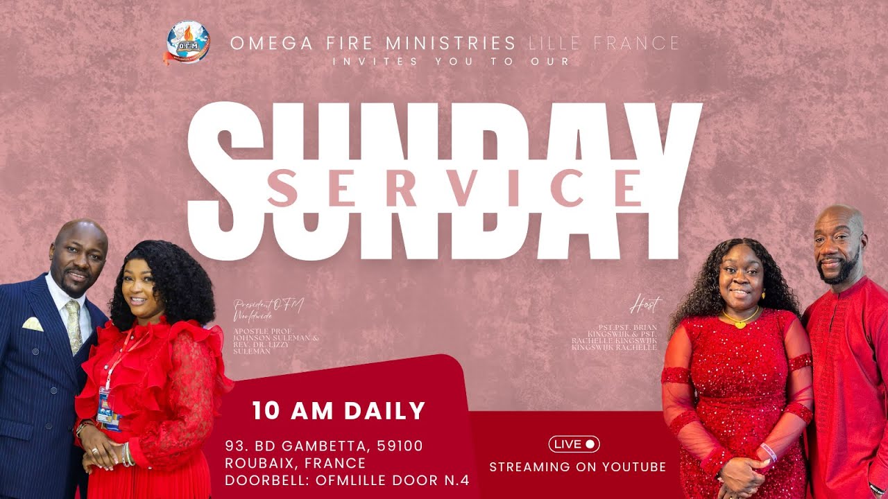 SUNDAY SERVICE  (28.12.25) || Pastor BRIAN KINGSWIJK || OFM LILLE