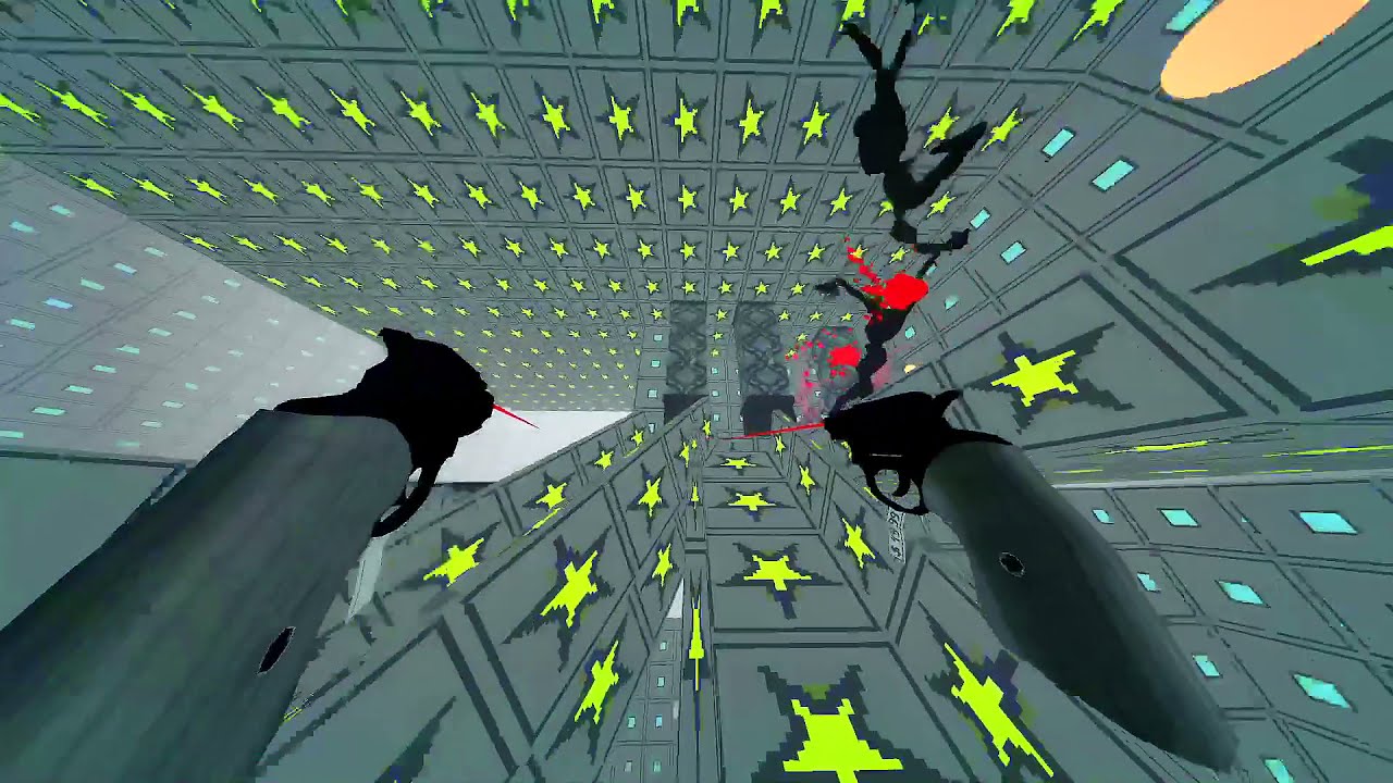First Person Akimbo Shooting Ragdoll Pink Dudes On Procedural Destructible Levels