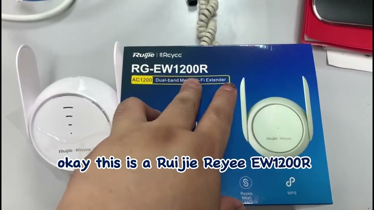 Ruijie: Setup Reyee EW1200R as Wireless Repeater with other Brand and test