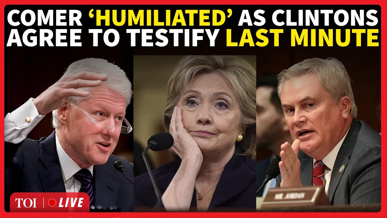 Epstein Probe: 'Why Are We Doing This Then?': James Comer ‘STUNNED’ As Clintons Agree To Testify