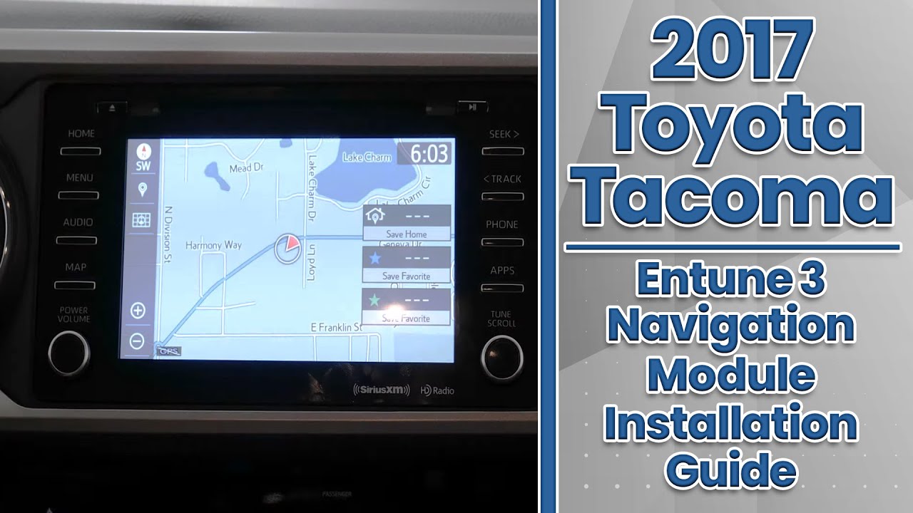 2017 Toyota Tacoma - Entune 3.0 Navigation Module Installation Guide - Infotainment.com