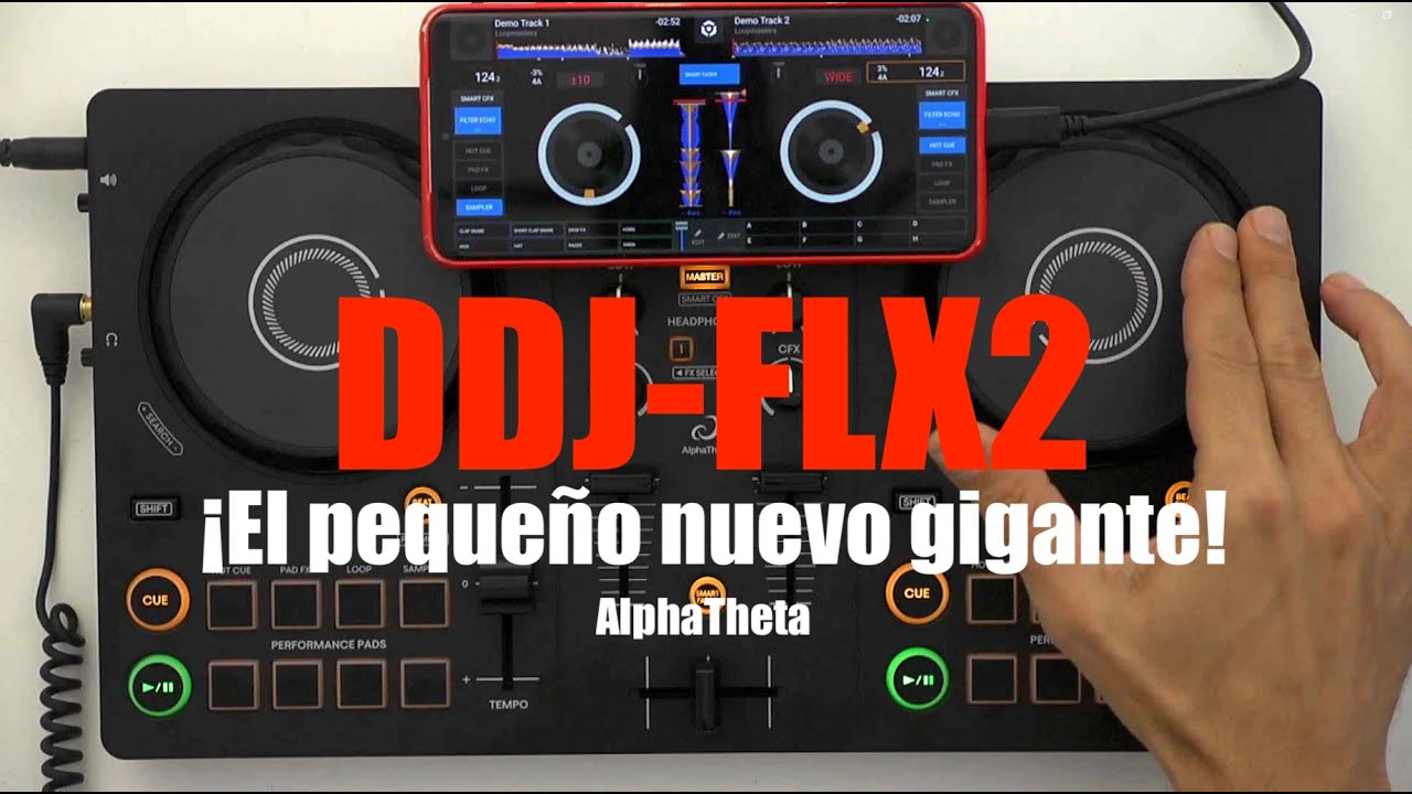 AlphaTheta DDJ-FLX2. Controlador DJ ¿sólo para principiantes? – PC, Móvil, MIDI y Streaming.