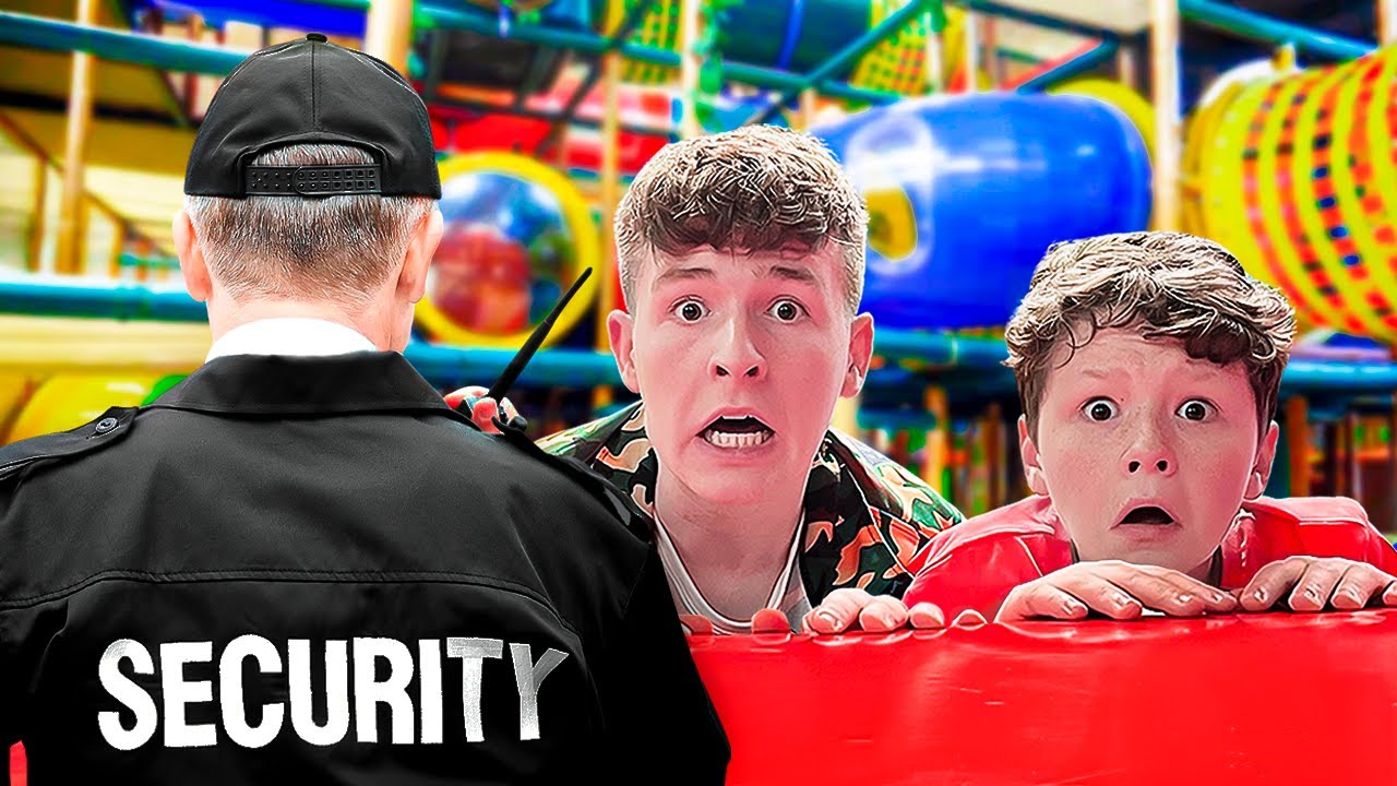 SNEAKING into KIDS ADVENTURE PARK for 24 HOURS!!!