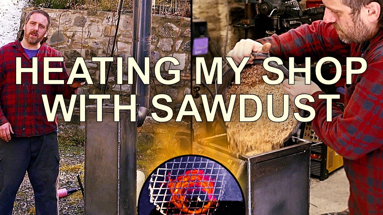 I Built a 6kW Sawdust Wood Stove | Heat from Waste