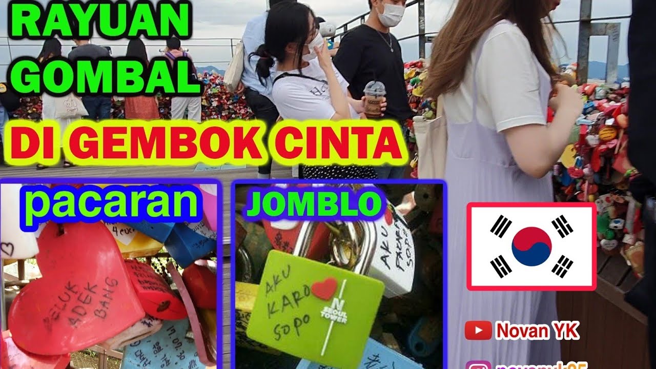 KUMPULAN GOMBALAN CINTA ANEH di KOREA- GEMBOK CINTA bikin GULING GULING