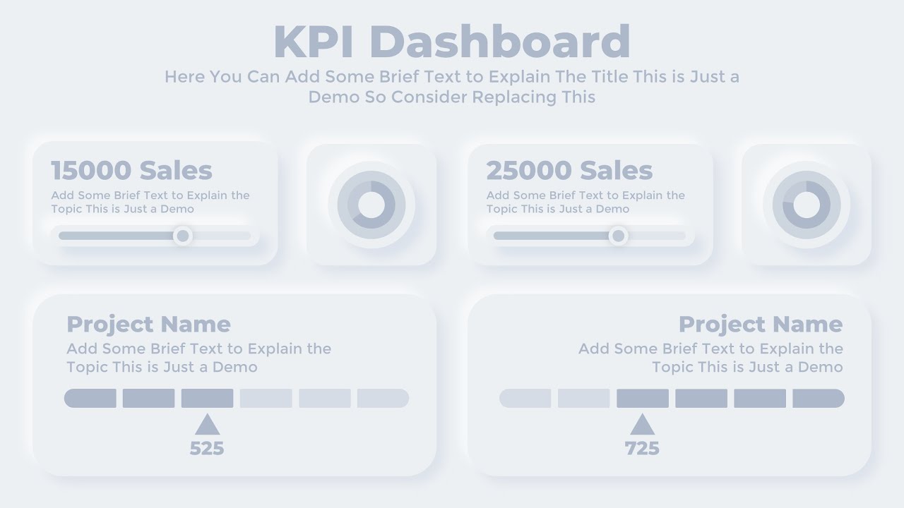 Create Animated Neumorphic PowerPoint Infographics