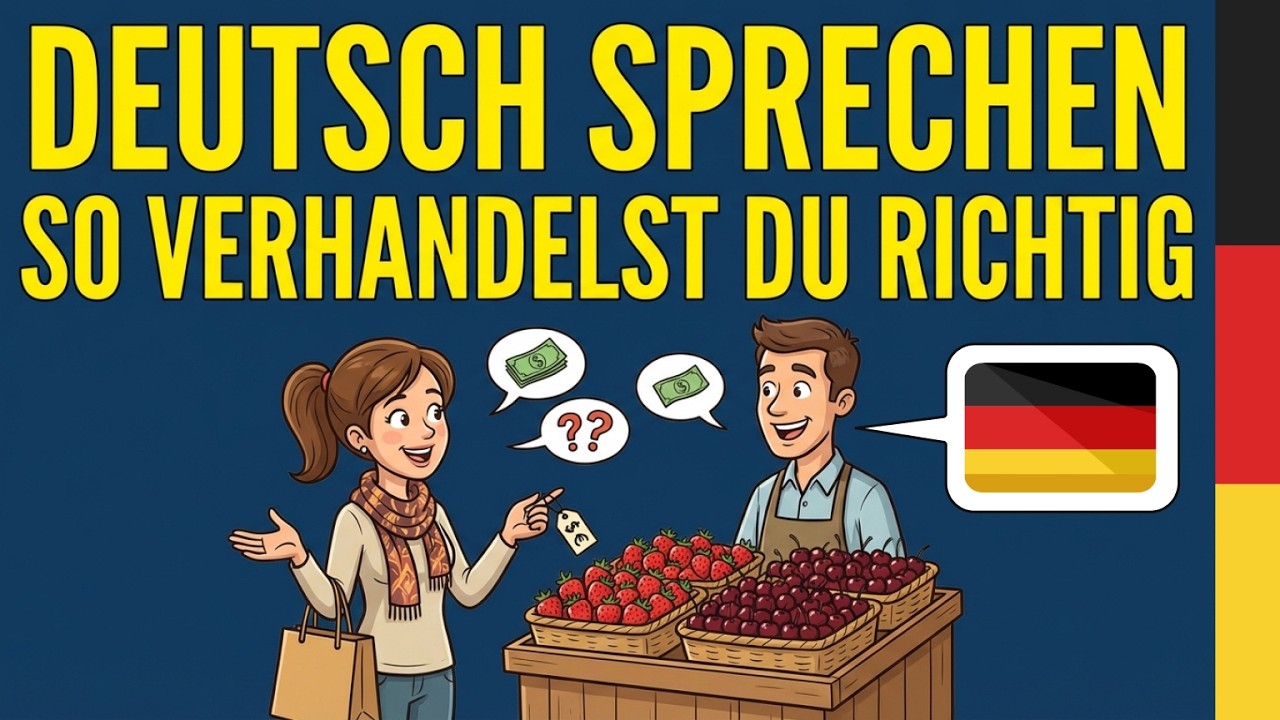 Deutsch Sprechen Podcast: Auf dem Markt: Preise verhandeln auf Deutsch 💰