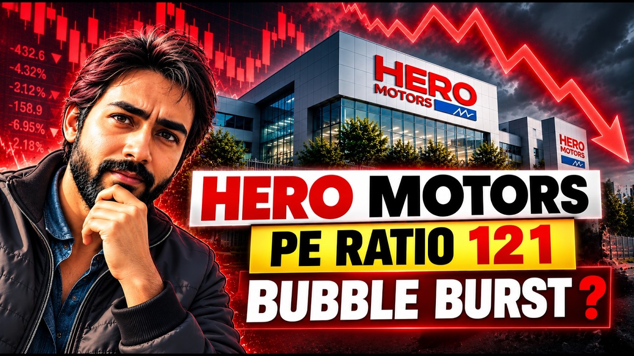 Hero motors share PE ratio 121.60 | worst fall soon ? 