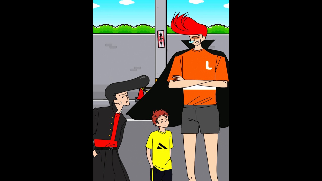 Help tall boy save his friend from the bad boy 😎 