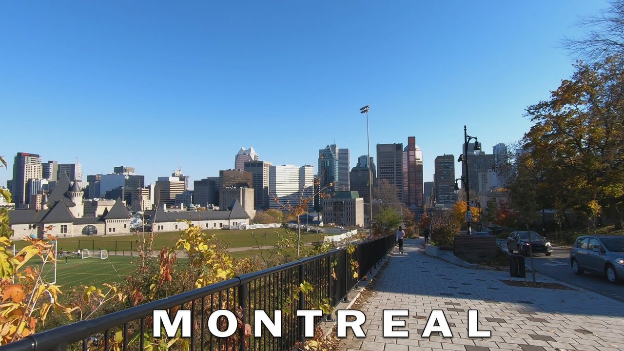 Montreal Walking near Mount Royal and Milton Park - November 2021