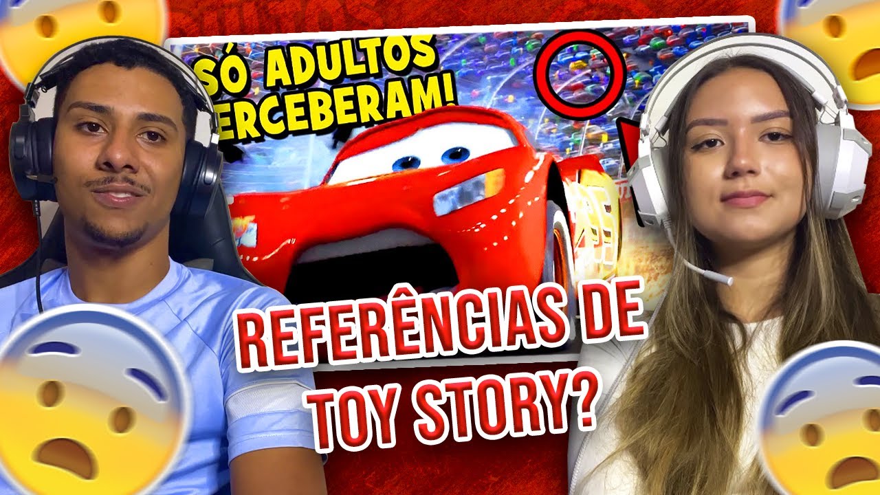 Na tela react | 57 DETALHES que você PERDEU em CARROS (PIXAR / DISNEY) 🎬 - Sessão Nerd