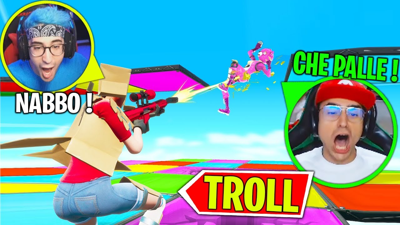 TROLLO TUBERANZA nel MINIGIOCO su FORTNITE (SE LA PRENDE..) w/@Ezektoor @Tuberanza ✌