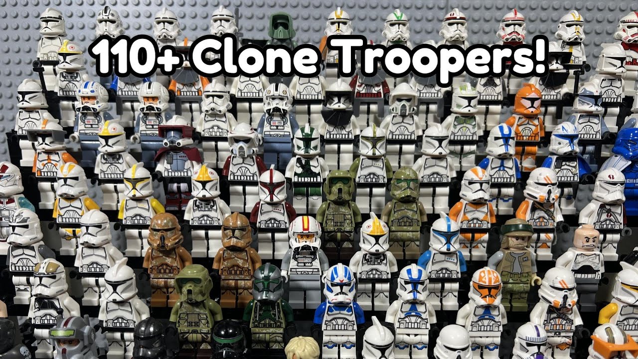 Every LEGO Star Wars Clone Trooper Ever Created (2002-2024) I Own Them All?