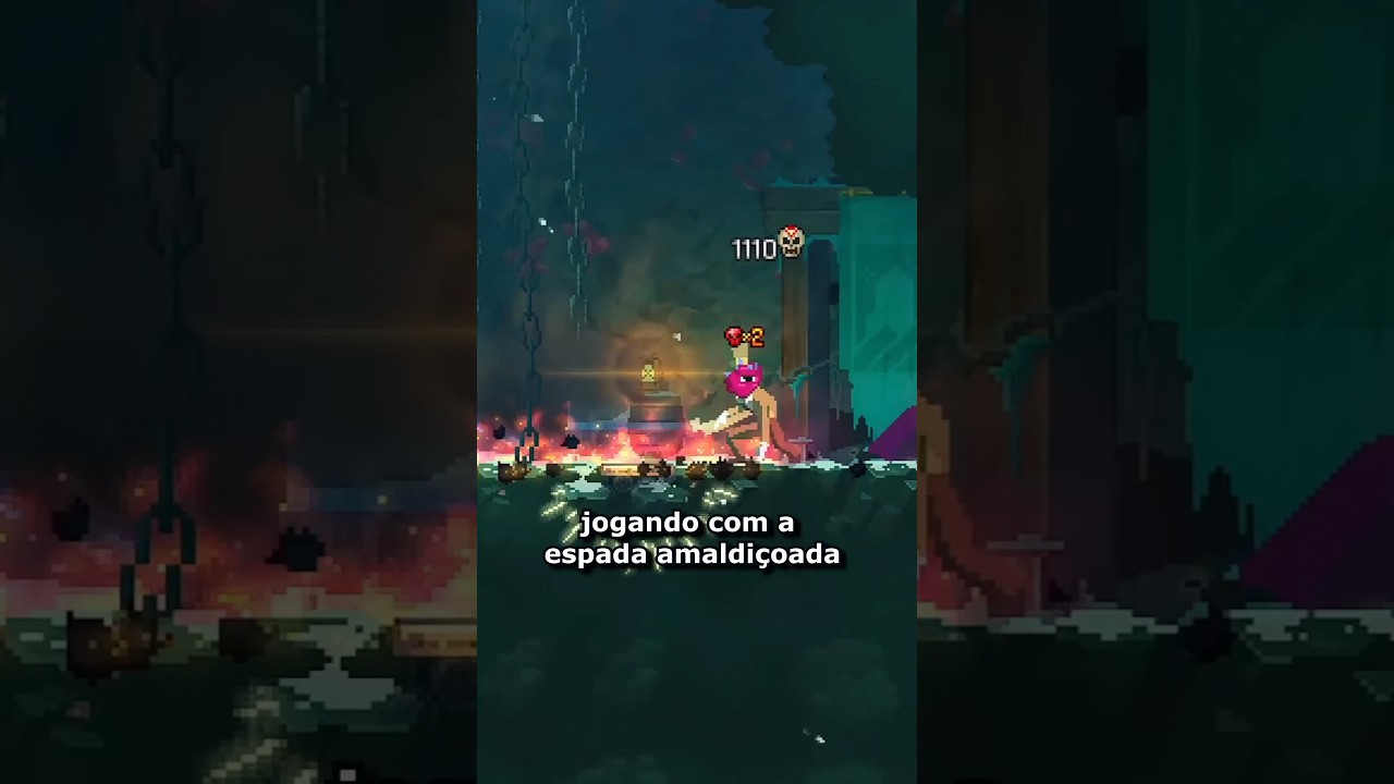 Derrotando O Gigante com a Espada Amaldi&ccedil;oada #shorts #deadcells #jogos